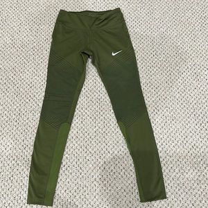 Nike DRI-FIT green leggings, women’s size XS